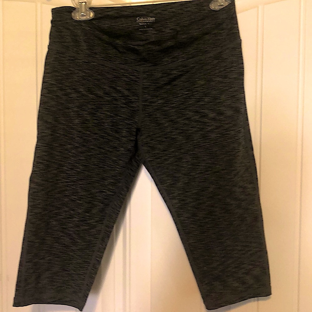 Calvin Klein  L workout crop pant black